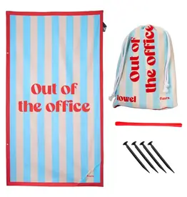 Fisura Beach Towel "Out of the office"