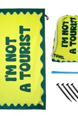 Fisura Beach towel "I`m not a tourist"