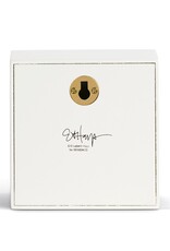 Demdaco Gentle Spirit Pink Flower Shadow Box - 4in