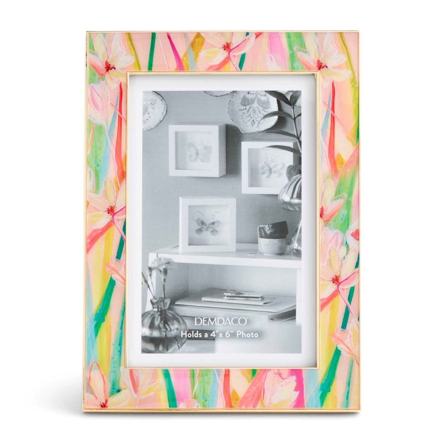 Demdaco Floral Enamel Frame
