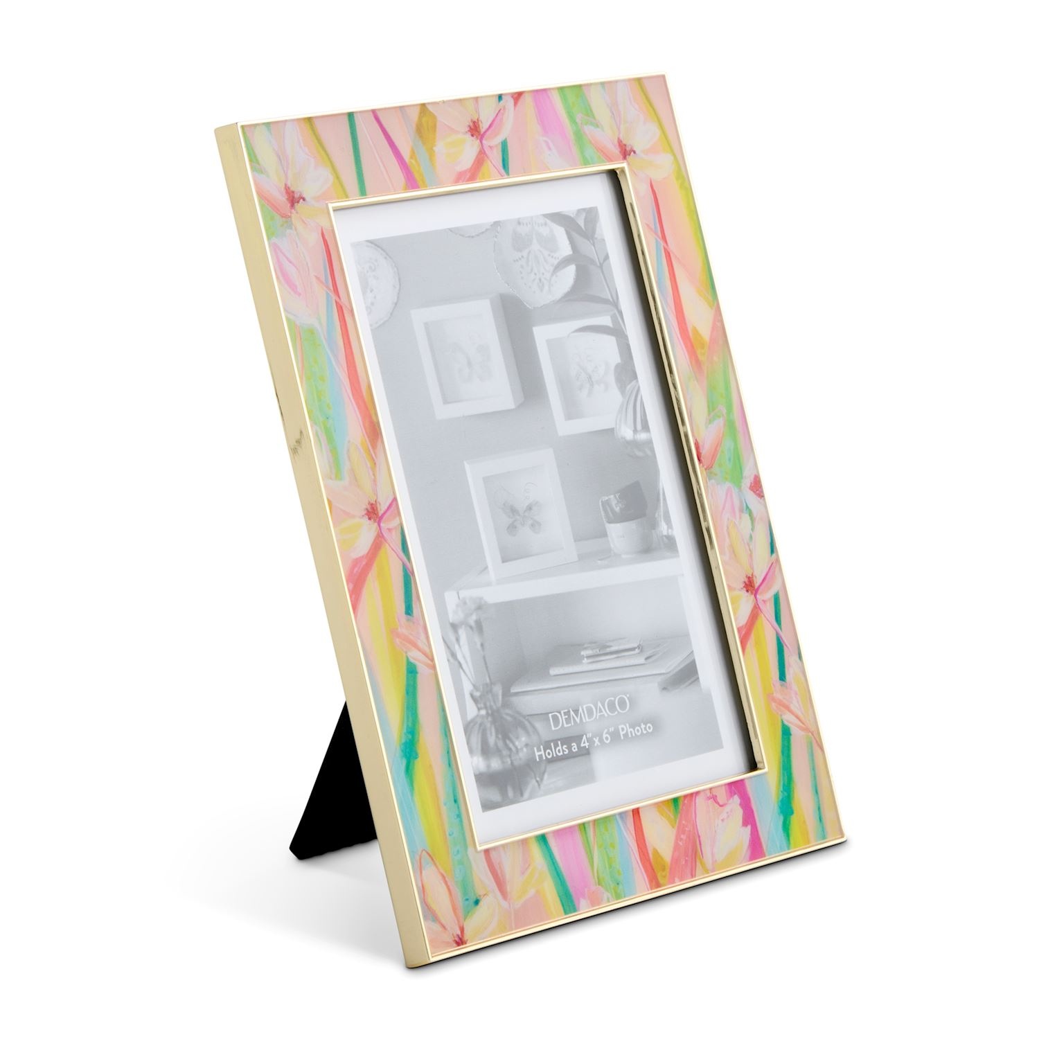 Demdaco Floral Enamel Frame