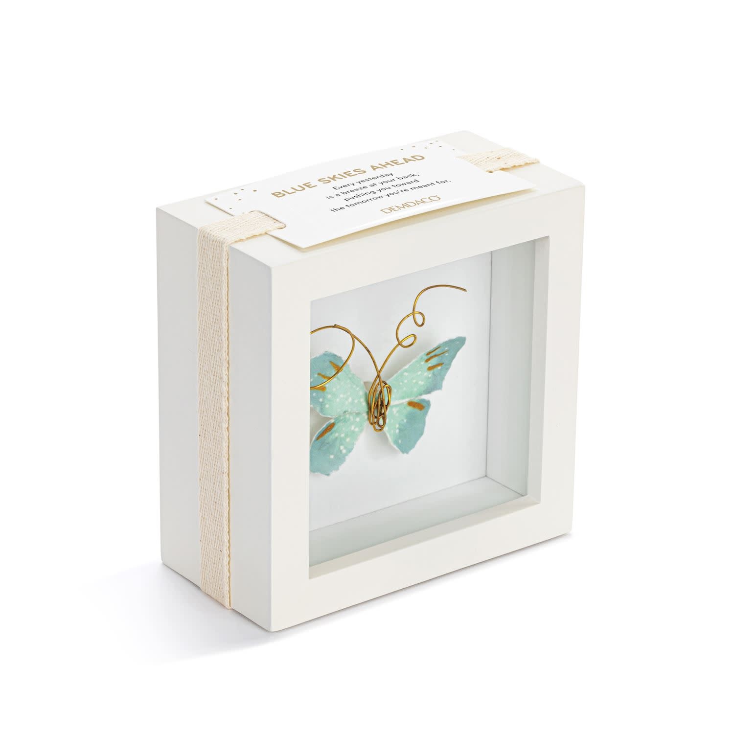 Demdaco Butterfly Shadow Box - 4in