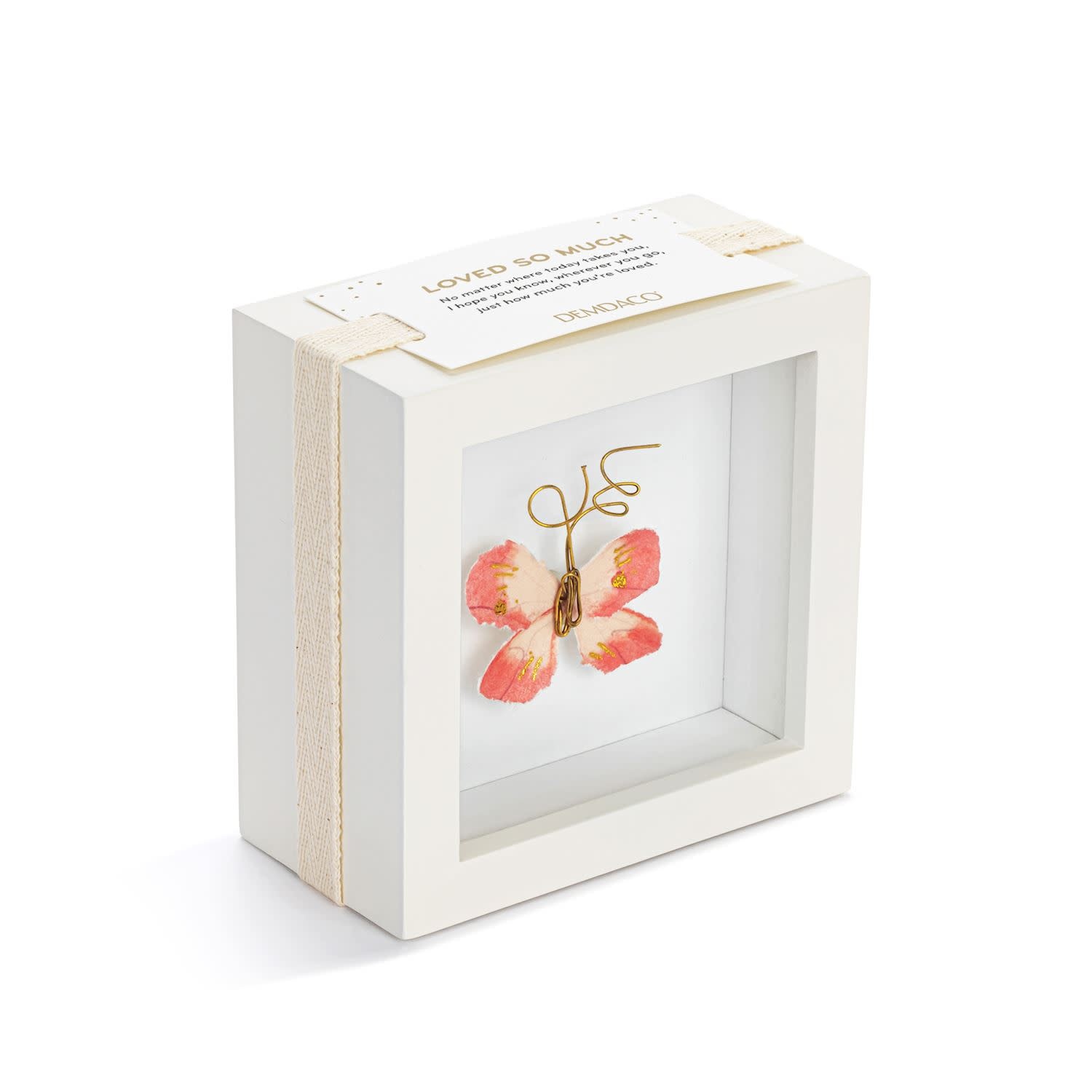 Demdaco Butterfly Shadow Box - 4in