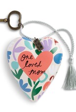 Demdaco One Loved Mom Recordable Art Heart