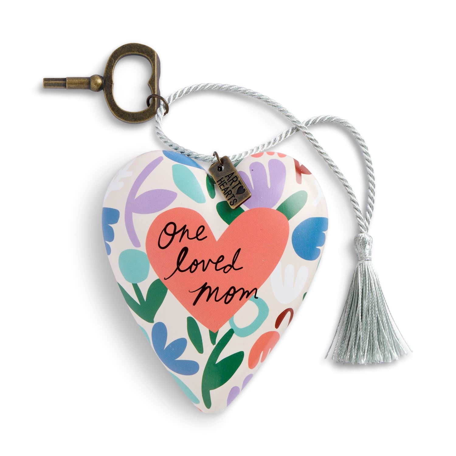 Demdaco One Loved Mom Recordable Art Heart