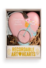 Demdaco Daughter Enjoy The Ride Recordable Art Heart