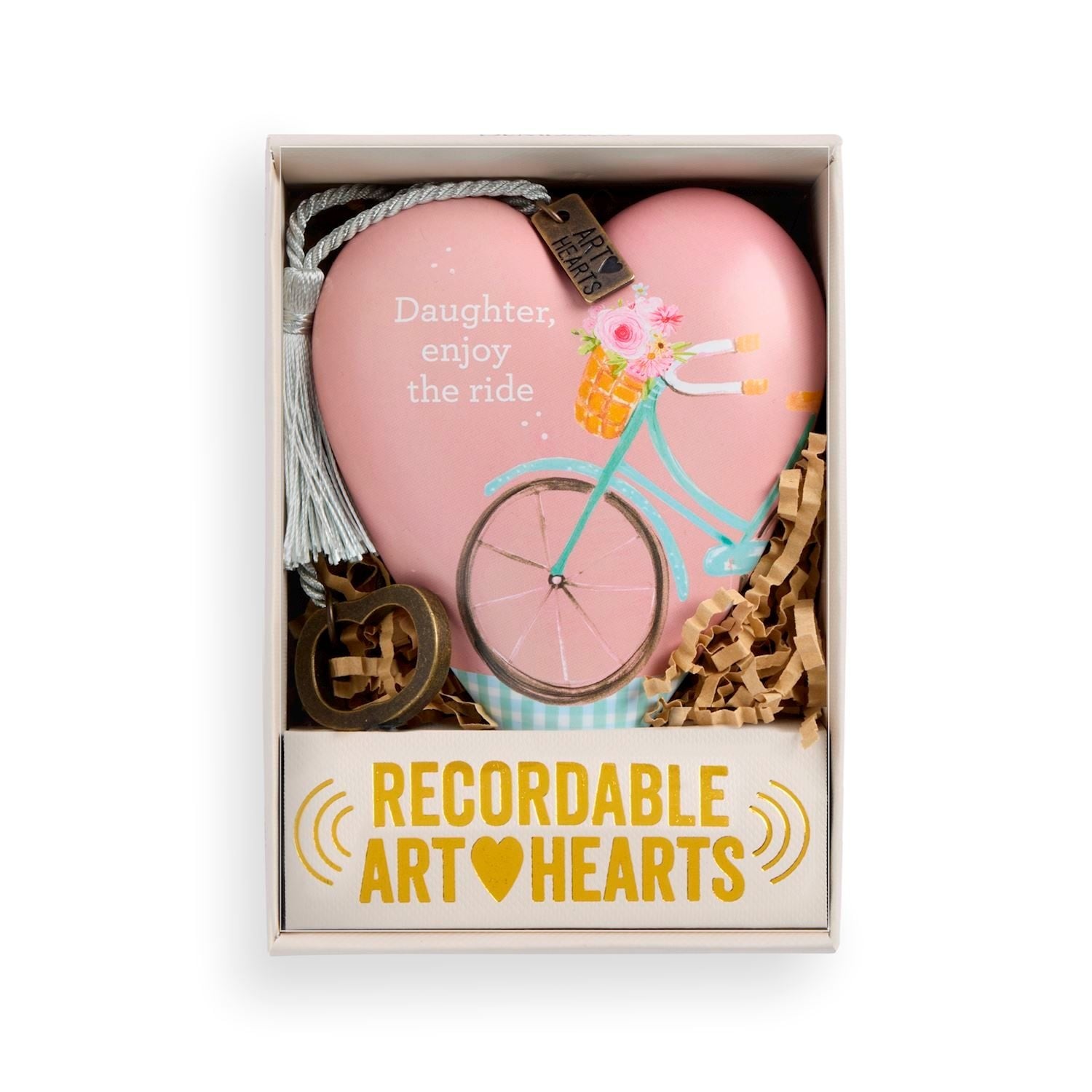 Demdaco Daughter Enjoy The Ride Recordable Art Heart