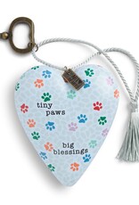Demdaco Tiny Paws Big Blessings Recordable Art Heart