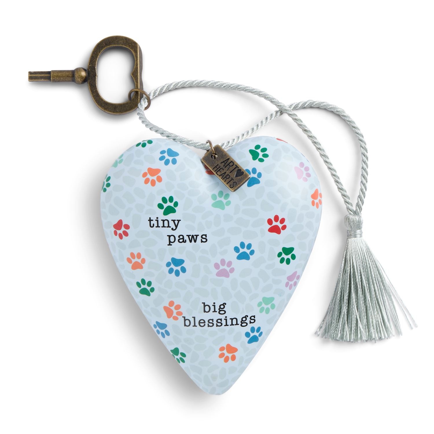 Demdaco Tiny Paws Big Blessings Recordable Art Heart