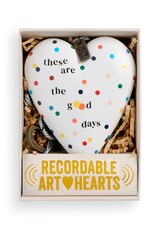 Demdaco These Are The Good Days Recordable Art Heart