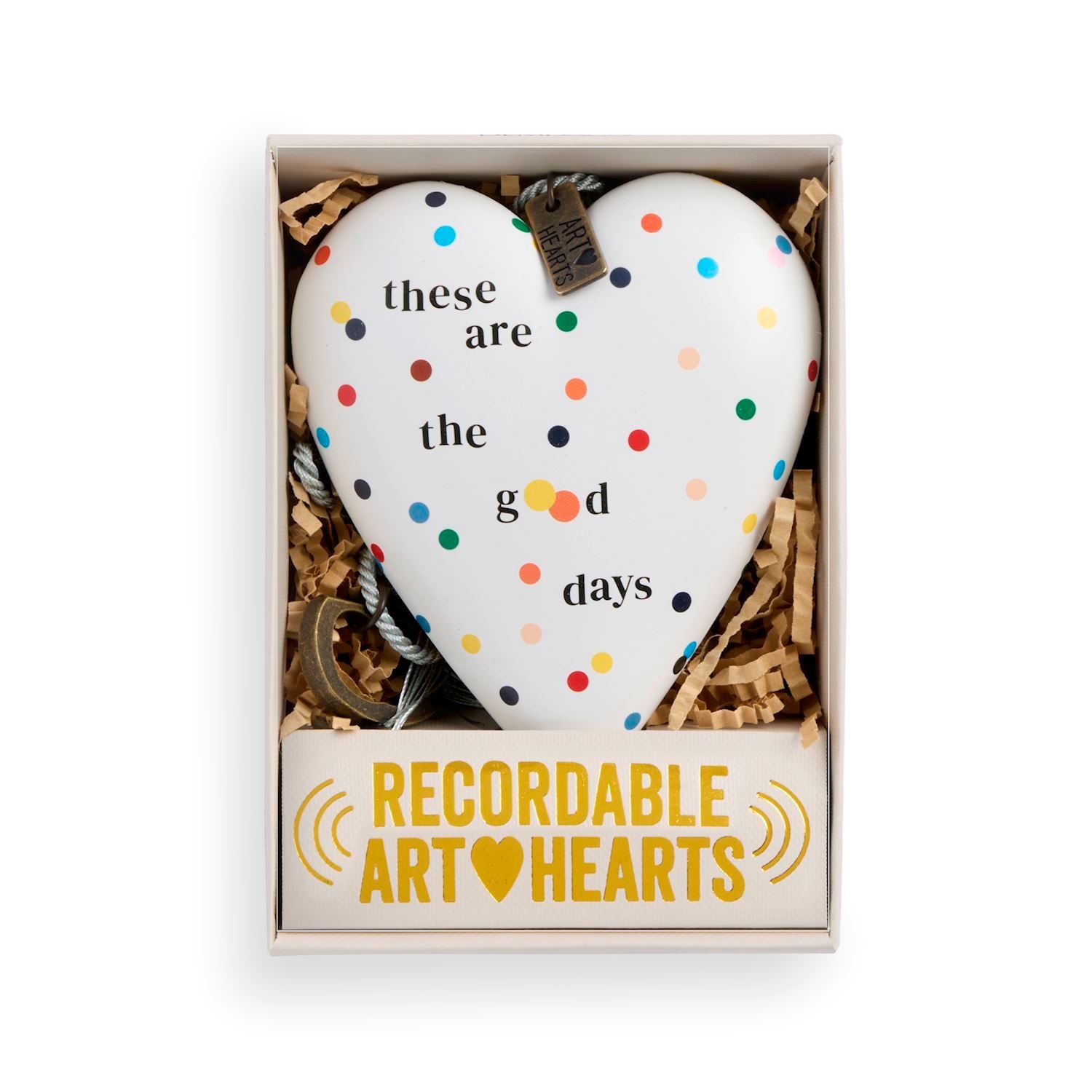 Demdaco These Are The Good Days Recordable Art Heart