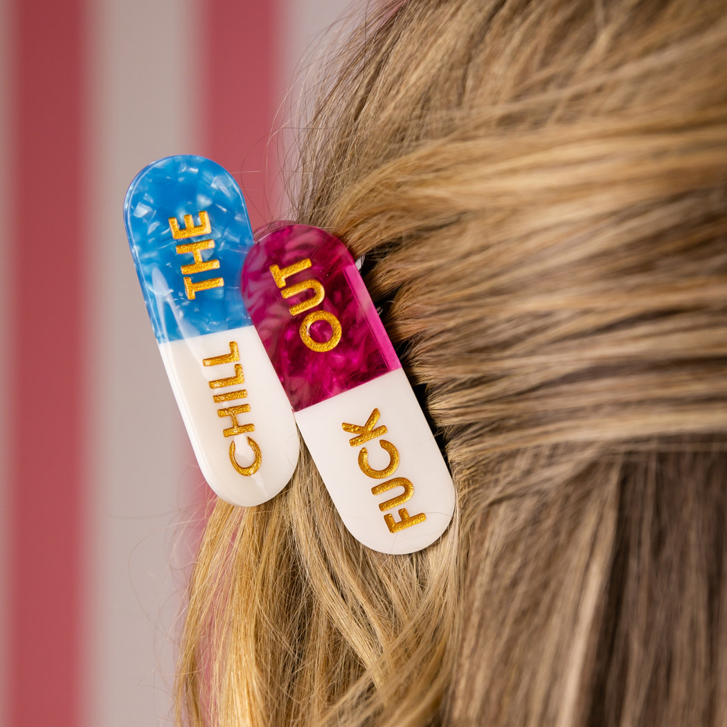Chez Gagne Chill The Fuck Out - Hair Clip