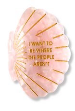 Chez Gagne I Want To Be Where The People Aren't - Hair Clip