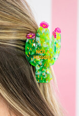 Chez Gagne Not A Hugger Cactus Hair Clip