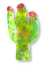 Chez Gagne Not A Hugger Cactus Hair Clip