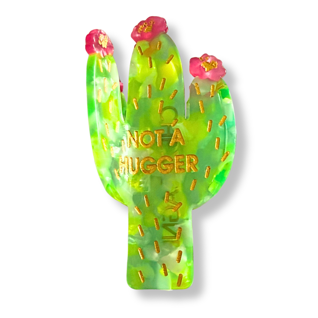 Chez Gagne Not A Hugger Cactus Hair Clip