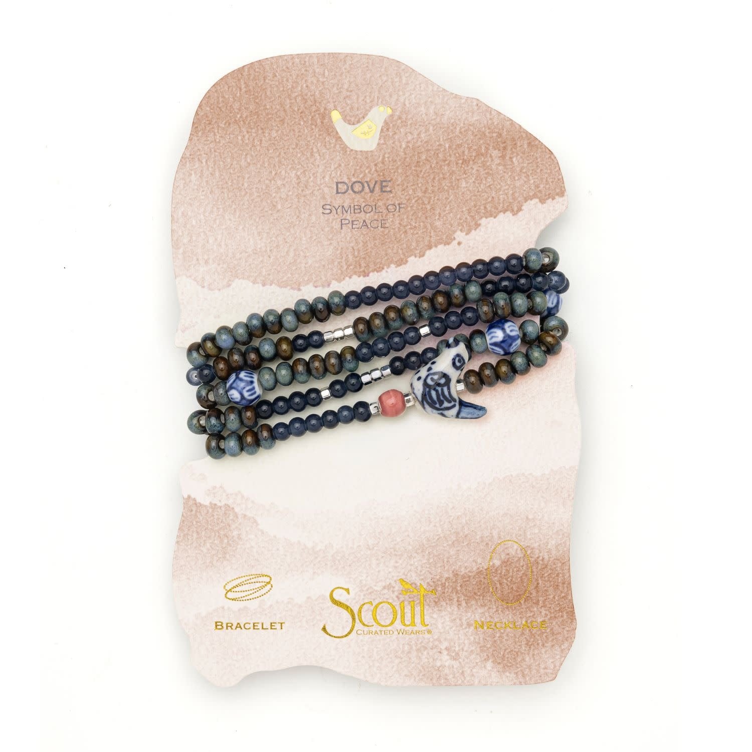 Scout Curated Wears Ceramic Bead Wrap Bracelet/Necklace