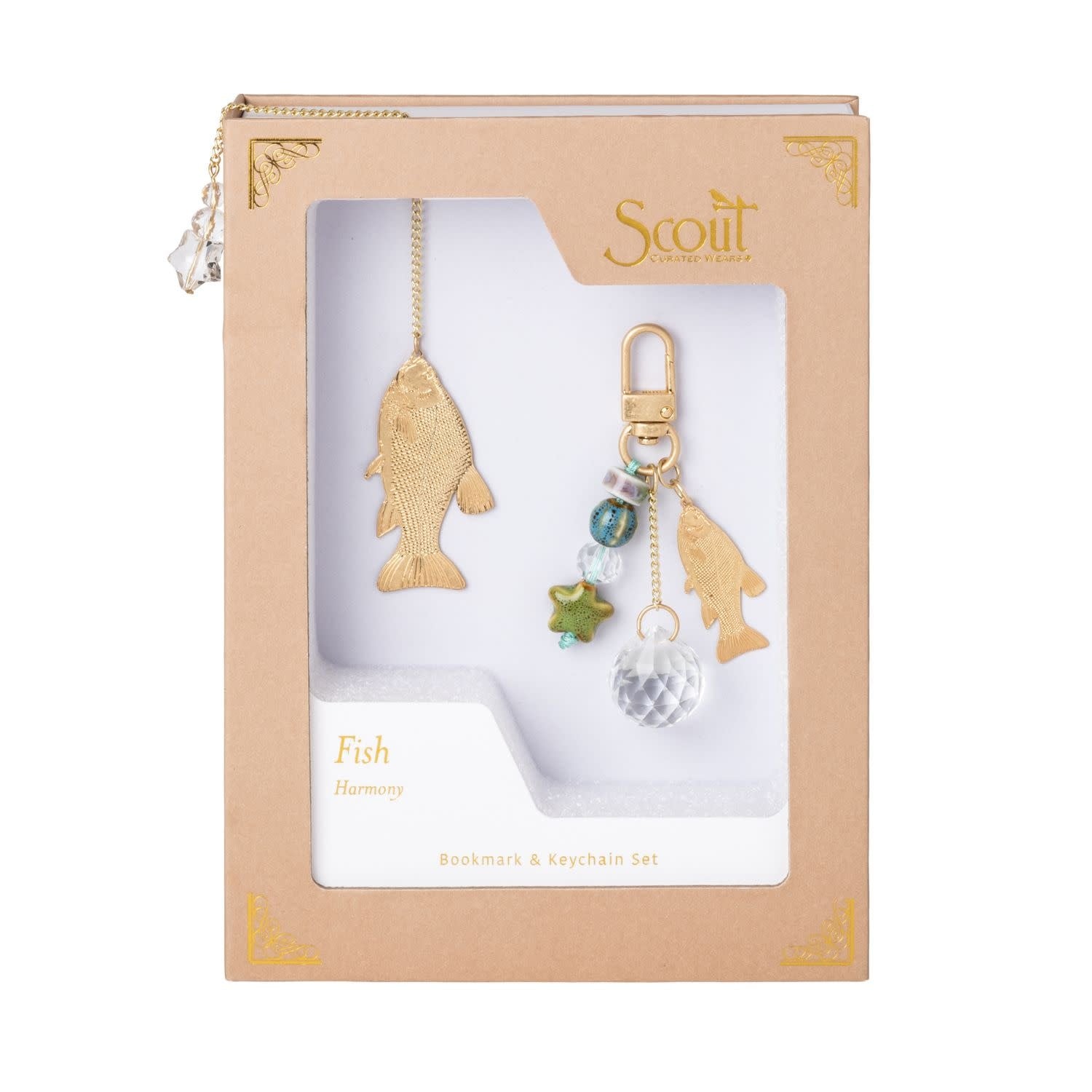 Scout Curated Wears Bookmark & Keychain Set