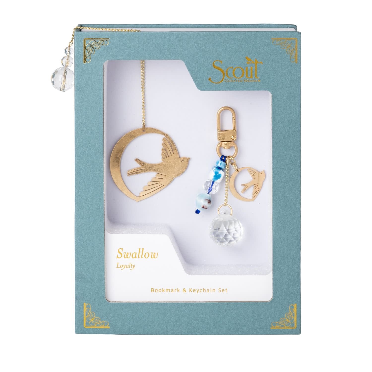 Scout Curated Wears Bookmark & Keychain Set