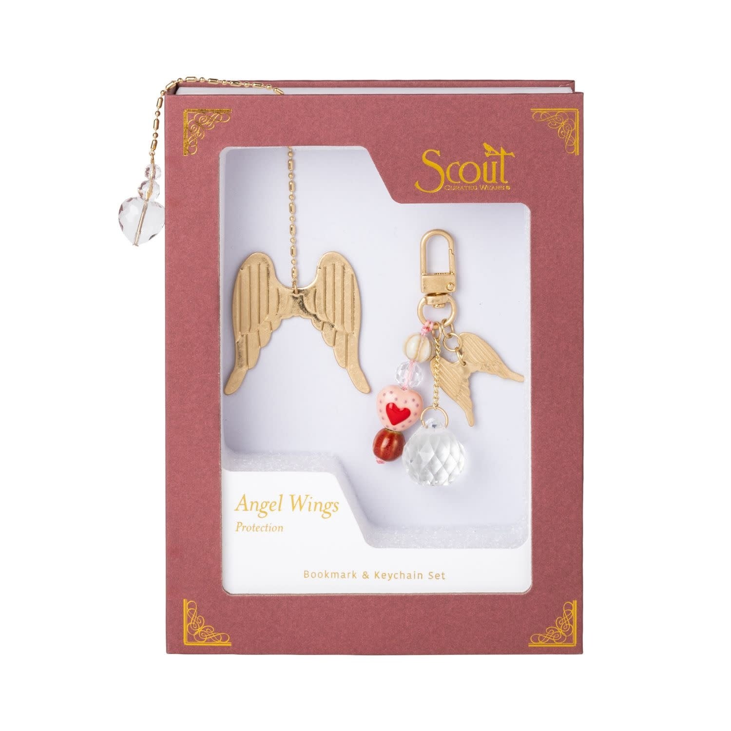 Scout Curated Wears Bookmark & Keychain Set