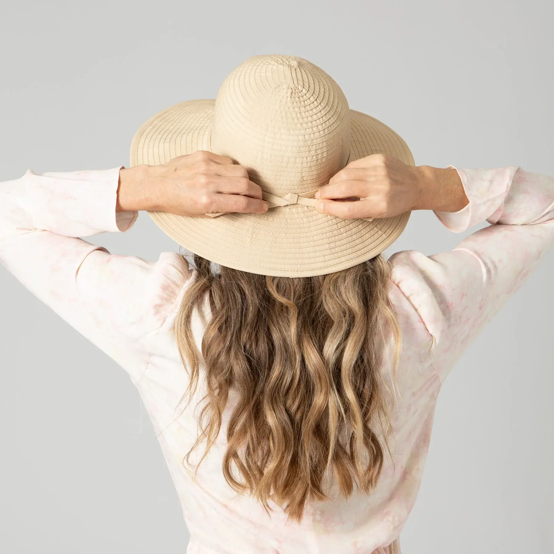 San Diego Hat Ribbon Medium Brim Floppy Hat