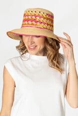 Crochet & Braided Raffia Bucket Hat