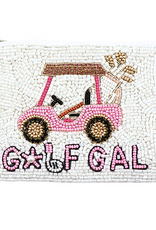 Golf Gal Beaded Pouch