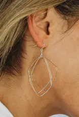 Leslie Curtis Regina Mixed Metal Hoop Earring