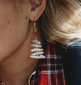 Leslie Curtis Rita Pearl Stack Earring