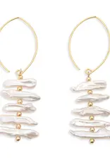 Leslie Curtis Rita Pearl Stack Earring