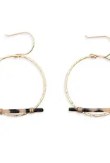 Leslie Curtis Destiny Tortoise Bar Earring