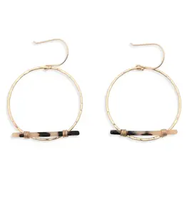 Leslie Curtis Destiny Tortoise Bar Earring