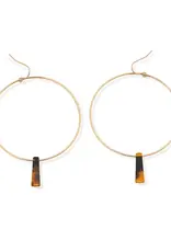 Leslie Curtis Graham Tortoise Drop Earring