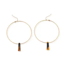 Leslie Curtis Graham Tortoise Drop Earring