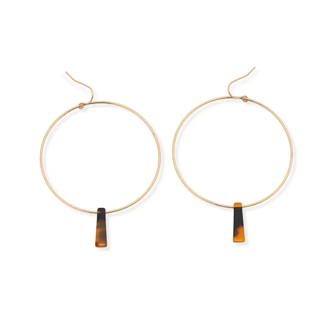 Leslie Curtis Graham Tortoise Drop Earring