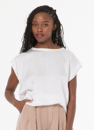 Young Fabulous & Broke Kahrina Muscle Tee Bone