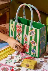 America & Beyond Mahjong Muse Beaded Tote Bag