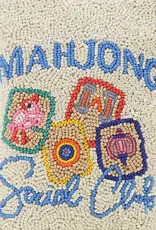 America & Beyond Mahjong Beaded Crossbody Bag