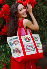 America & Beyond Postcard From Italy Tote