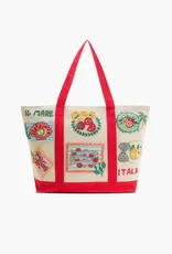 America & Beyond Postcard From Italy Tote