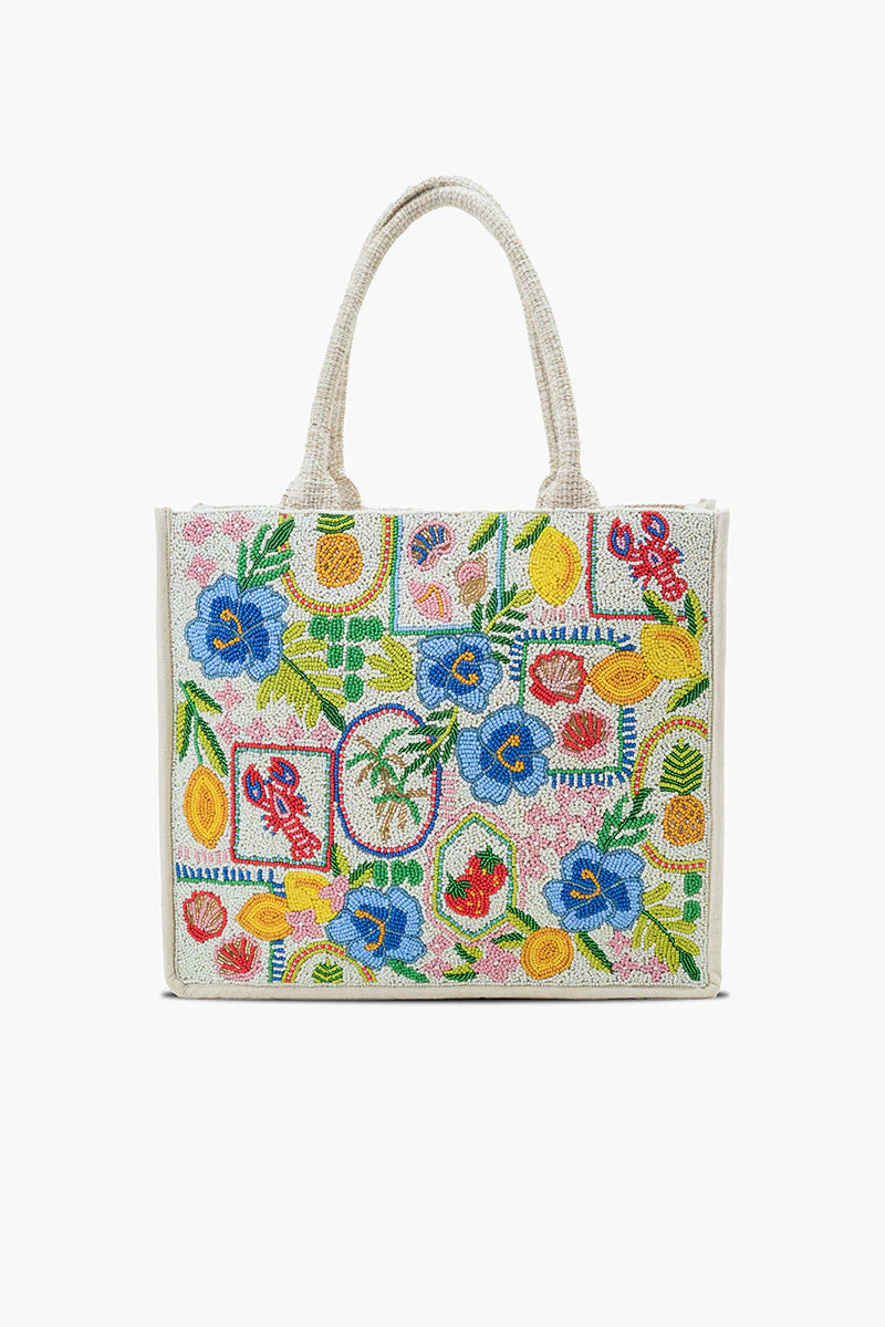 America & Beyond Capri Zest Lemon Tote