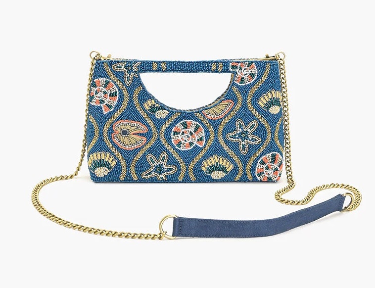 America & Beyond Midnight Shore Clutch