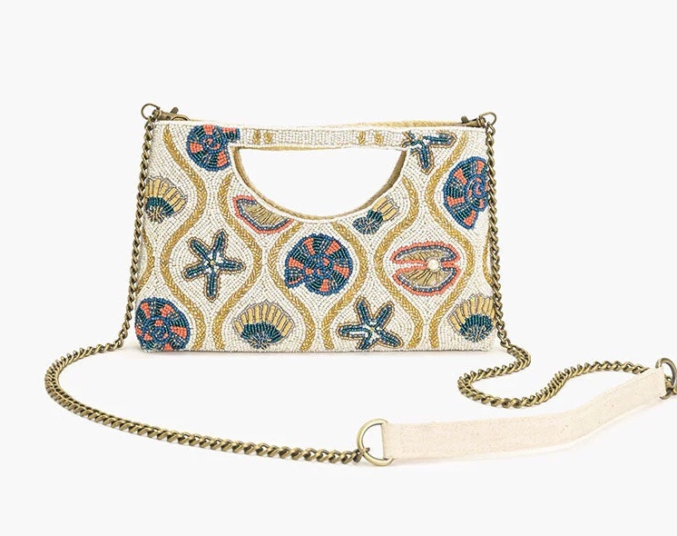 America & Beyond Sunlit Shore Clutch