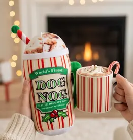Haute Diggity Dog Nog Holiday Dog Toy