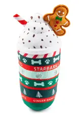 Haute Diggity Starbarks Latte Holiday Dog Toy