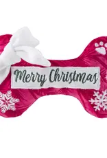 Haute Diggity Puppermint Bone Merry Christmas Dog Toy