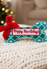 Haute Diggity Happy Howlidays Bone Dog Toy