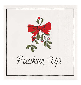 Slant Pucker Up Napkins 20 CT