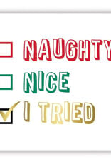 Slant Naughty Nice Napkins