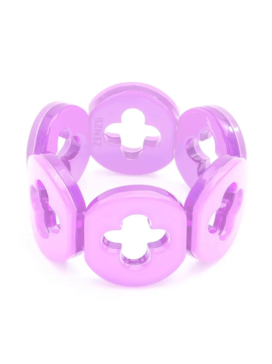 Zenzii Resin Clover Bracelet